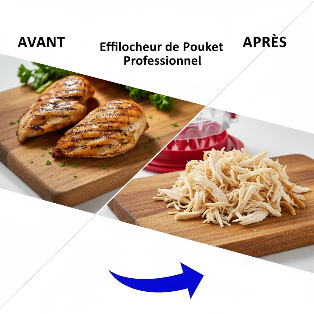 Effilocheur de Poulet Professionnel